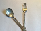 Vintage Community Baby Spoon   Fork Silver Plated 