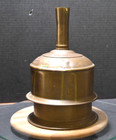 Antique Therese Luca Brass Copper Vacuum Washer Clothes Spring Stomp Plunger