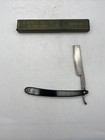 Vintage Straight Razor Mclean  Black   Co  Boston Ma  With Box