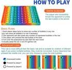 P00p With Numbers Multiplication Table Game Fidget Math Toys stress Relieving