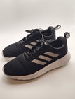 Adidas Lite Racer Cln Cloudfoam Kids Sz 3 5 Black White Running Shoes Pre-owned