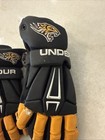 Towson University Team Issued Under Armour Lacrosse Command Pro Gloves Used- L