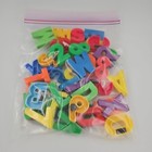 Vintage Abc 123 Magnetic Letters And Numbers Alphabets Refrigerator Magnets 44