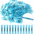 300pcs Blue Heat Shrink Butt Wire Connectors Crimp Terminals Awg 16-14 Gauge Us