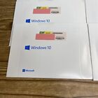 Lot Of 10 - Microsoft Windows 10 Home Full Version 64 Bit - Dvd Only No Key