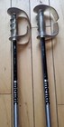 Vintage Pair Of Metric Ski Poles With Pistol Grips 