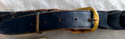 Vintage Tandy Black Leather Link Belt W extra Links   Instructions Made From Kit