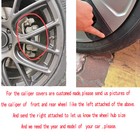 4pcs Fit Bmw X3 X4 X5 X6 X7 428i 430i Xdrive 430i I3 I4 Aluminum Caliper Covers