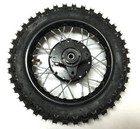 Complete Rear Wheel 2 50 X 10 For Honda Xr50 Crf50 - Black Rim