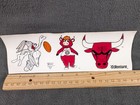 Chicago Bulls Vtg Venture Bugs Bunny Stickers From 1995 Six Flags Promo New