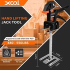 Xool 2 Pack Labor Saving Arm Jack  14  Construction Jack  Multifunctional Fur   