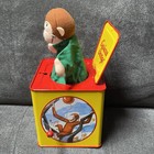 Vintage Schylling Classic Curious George Musical Jack In The Box Toy 1995