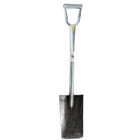2pk King Of Spades Ks-s Steel D Handle Spade Shovel     Lesche 13    Straight Blade