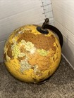 2008 World Globe Earth Map On Brass Stand  made In India