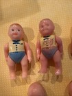 5 Vintage Hard Plastic Renwal Toddler Dolls