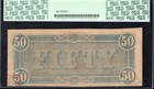 T-66 1864  50 Confederate Currency Pcgs 30 Ppq Civil War Bill 0106