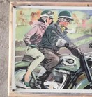 Bsa British Motorcycle Goldstar 650 Rocket3 A65 Star Vintage Poster Steel Sign