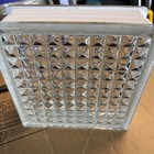 Mulia Glass Blocks Pristal Pattern-7 3 4    X 7 3 4    X 3 1 8   - 7903 Lot Of 18