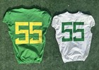 Oregon Ducks Practice Player Worn Team Issued Jersey Lot  55 Pac-12 Patch Nike