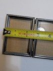 Lot Of 3 Vintage Small Ornate Mixed Metal  Picture Frames Gallery Wallet