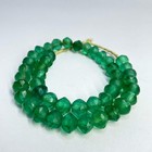 Bohemian Vaseline Green Trade Beads