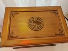 Beautiful Carved Chinese Wooden Jewelry Chest - 15 1 2 X 11 X 10
