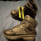 Interceptor Litefast Women   s Tactical Boots Black 8 5 Wide Ykk Zipper Slip oil