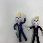 Jack   s Back Jack In The Box Bendable  Toy Figures Lot Of 4