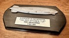 Rare Graf Zeppelin Hand Made Wood Plaque Rhein Main Air Base Germany 1980