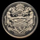 Lot Of 4 - 1967 Guyana Proof Coins  5  10  25   50 Cents    1977 Guyana 1 Cent