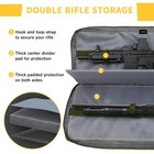 36  42  Double Rifle Case Thickened Soft Long Rifle Bag Portable Tactical Gun   