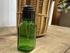 Vintage Green Glass Medicine Dropper Bottle Apothecary Pharmacy