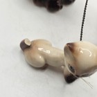 Siamese Cat Kittens Miniature Figurine Vintage Japan Kitschy On Chain