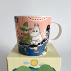 Set Of 2 Moomin Arabia Mug 2026 Simple Joy Pink Park Blue Japan W  Bag New