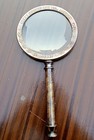 Vintage Brass Magnifying Glass   Henry Hughes Son Ltd London Engraved   Antique