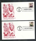 Us Scott  3883-86  First Day Covers 11 16 04 New York Booklet Single Ornaments