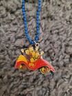 The Wiggles Necklace Enameled Pendant With Purple Chain Kids Show Vintage