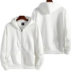Men   s Zip Up Hoodie Black Gray White Hooded Sweatshirt Full Zip S-3xl