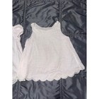 Vintage Pink Cotton Smocked Baby Dress Set Lace Trim Embroidered Heirloom 12m