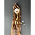 Native American Mink Pelt Beaded With Shell