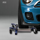 4x Each 1300lbs Hydraulic Positioning Car Wheel Dolly Jack Lift Moving Vehicle