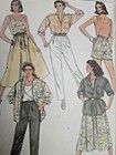 Simplicity 7363 Pants Shorts Jacket Skirt Top Sewing Pattern Ladies 16 18 20 Uc
