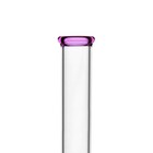 10  Pink Glass Bong Smoking Hookah Water Pipe Heavy Beaker Tobacco With Bowl