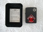   zippo Lighter Red Dog D X11 Black Matte Finished 250rd 971 W tin Nos