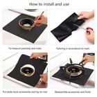 Forlivese Reusable Gas Stove Burner Covers 10 Pack Non-stick