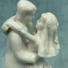 Bride Groom Wedding Cake Topper Dancing Couple White Porcelain Figurine 5 5 