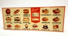Vintage 1960s   1970s  Shoney s Big Boy Restaurant Menu Plexiglass Display Diner