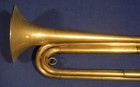 Vintage Antique U s  Regulation Brass Bugle Made In Usa - 16  Long