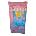 Vintage Mattel Barbie Sleeping Bag Slumber Bag 1990 s Pink Purple Flowers