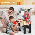 Kids Tool Bench - Power Tools Workshop-kids Workbench  65 Pcs Realistic Toy Tool